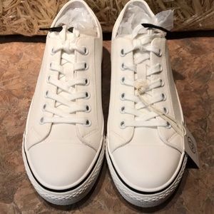 Ash white canvas sneakers